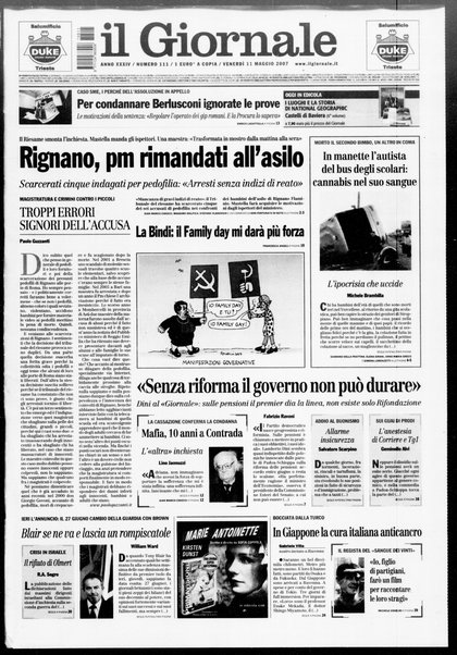 Il giornale : quotidiano del mattino